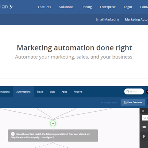 ActiveCampaign : Email Marketing, Automation, Small Business CRM