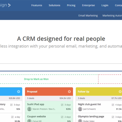 ActiveCampaign : Email Marketing, Automation, Small Business CRM